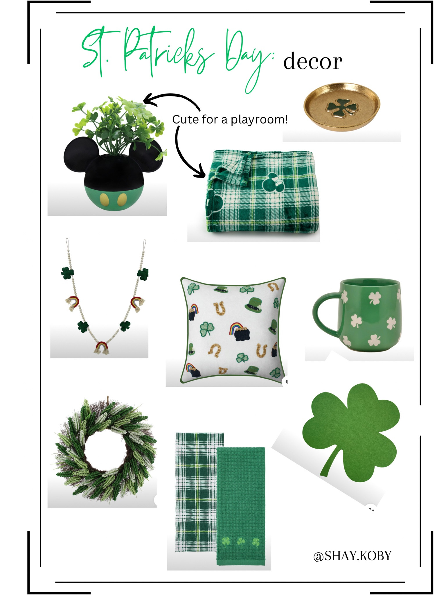 #stpatricksday #stpatricksdaydecor #homedecor #homefinds #kids #playroom

#LTKHome #LTKKids #LTKSeasonal