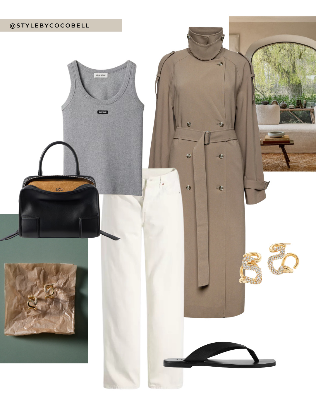 Classic trench styling with clean, minimal layers
Shop the earrings: https://kimberlyginger.com/products/pave-waverly-hoops 

 

#LTKspring