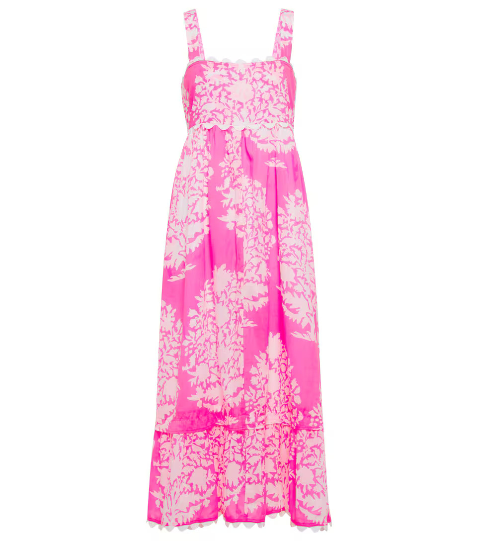 Printed cotton midi dress | Mytheresa (INTL)