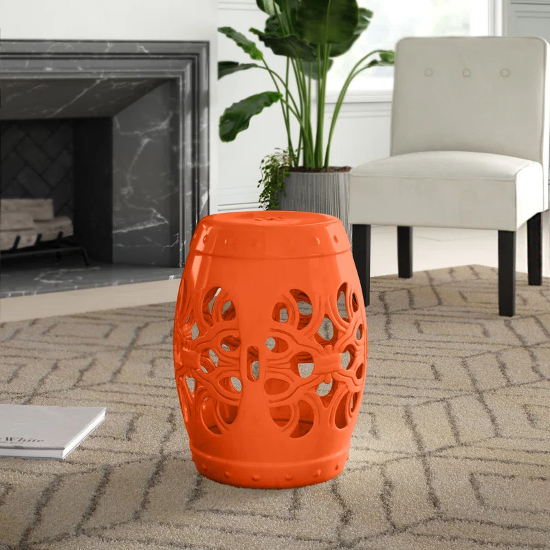 Twedt Ceramic Accent Stool | Wayfair North America
