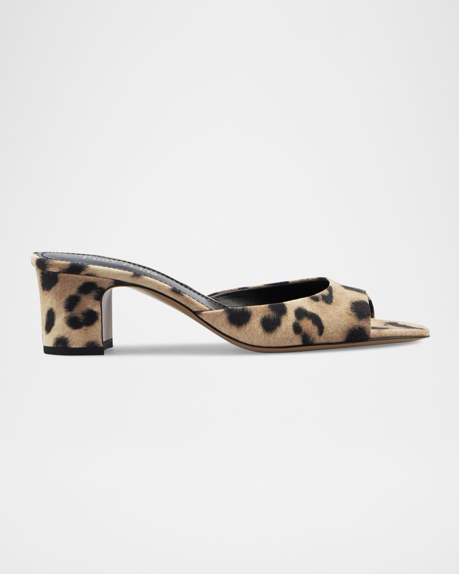 Paris Texas Lara Leopard Slide Mule Sandals | Neiman Marcus