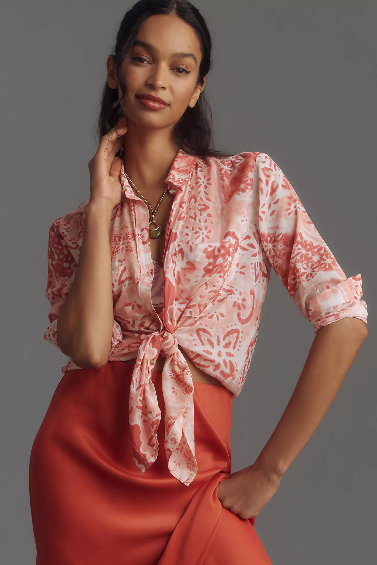 The Romy Relaxed Buttondown Shirt by Pilcro | Anthropologie (US)