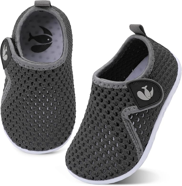 FEETCITY Boys Girls Water Shoes Kids Aqua Socks Quick Dry Barefoot for Beach Swimming Pool | Amazon (US)