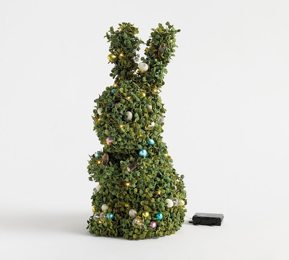 Lit Bauble Easter Egg Bunny | Pottery Barn (US)