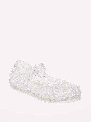 Glitter-Jelly Mary-Jane Flats for Toddler Girls | Old Navy (US)