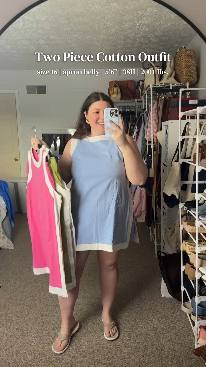 100% cotton and perfect for summer 🌞 #summeroutfit #2pieceoutfit #twopieceoutfit #TikTokShopCreatorPicks