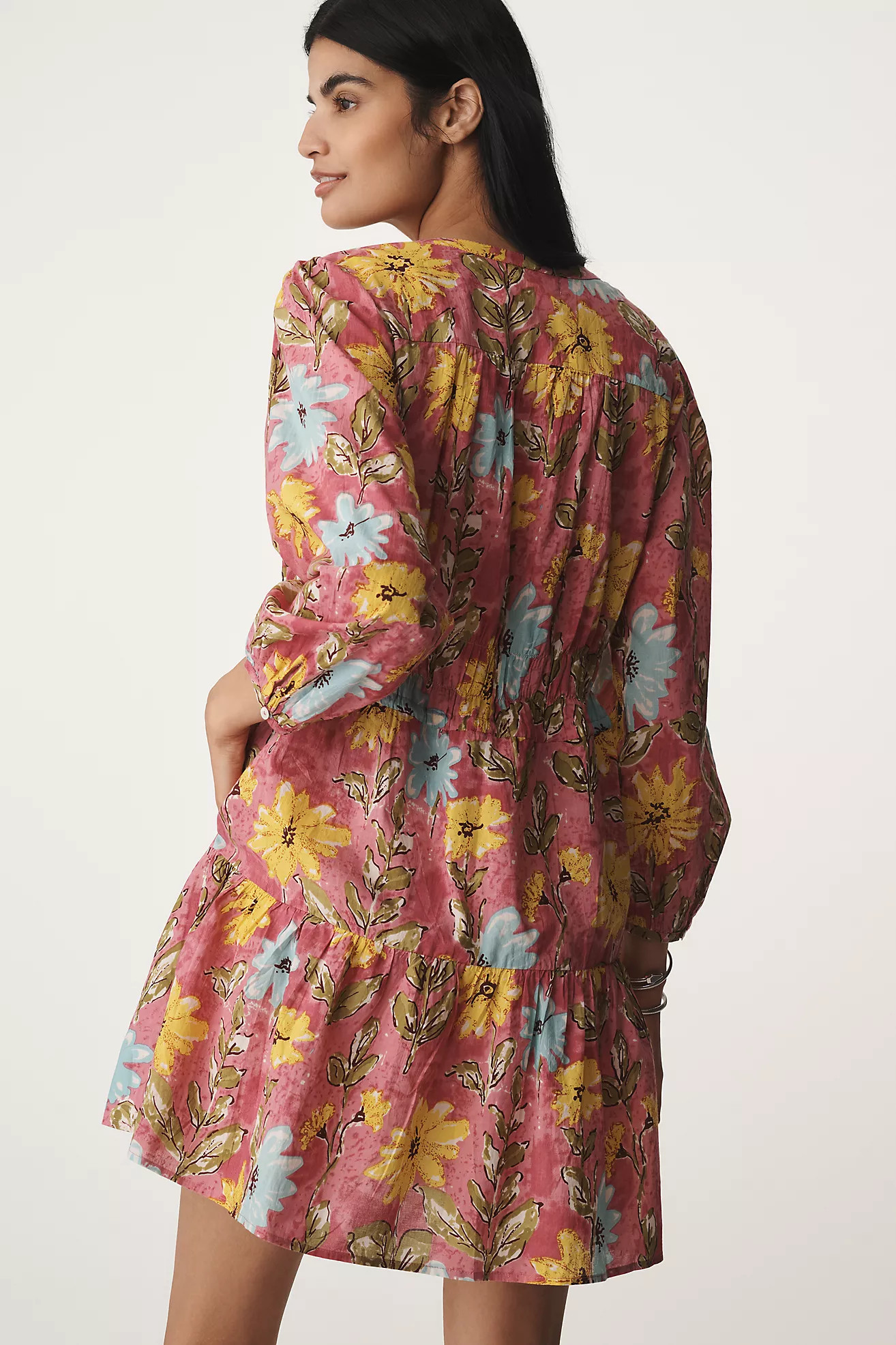 Velvet by Graham & Spencer Sharlene Long-Sleeve Mini Dress | Anthropologie (US)