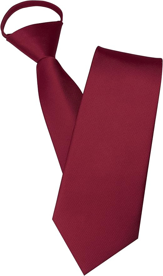 JEMYGINS 3.15“Solid Color Pre-tied Adjustable Necktie for Business and Wedding | Amazon (US)