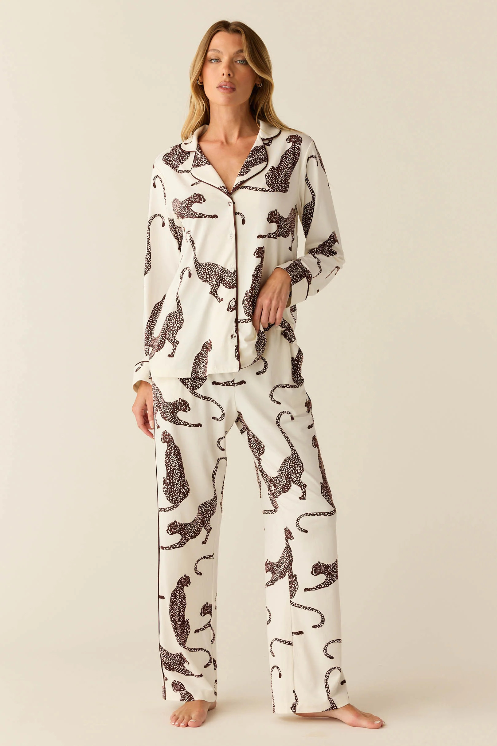 Winter Cloud Jersey PJ Set in Vinyasa | MASONgrey