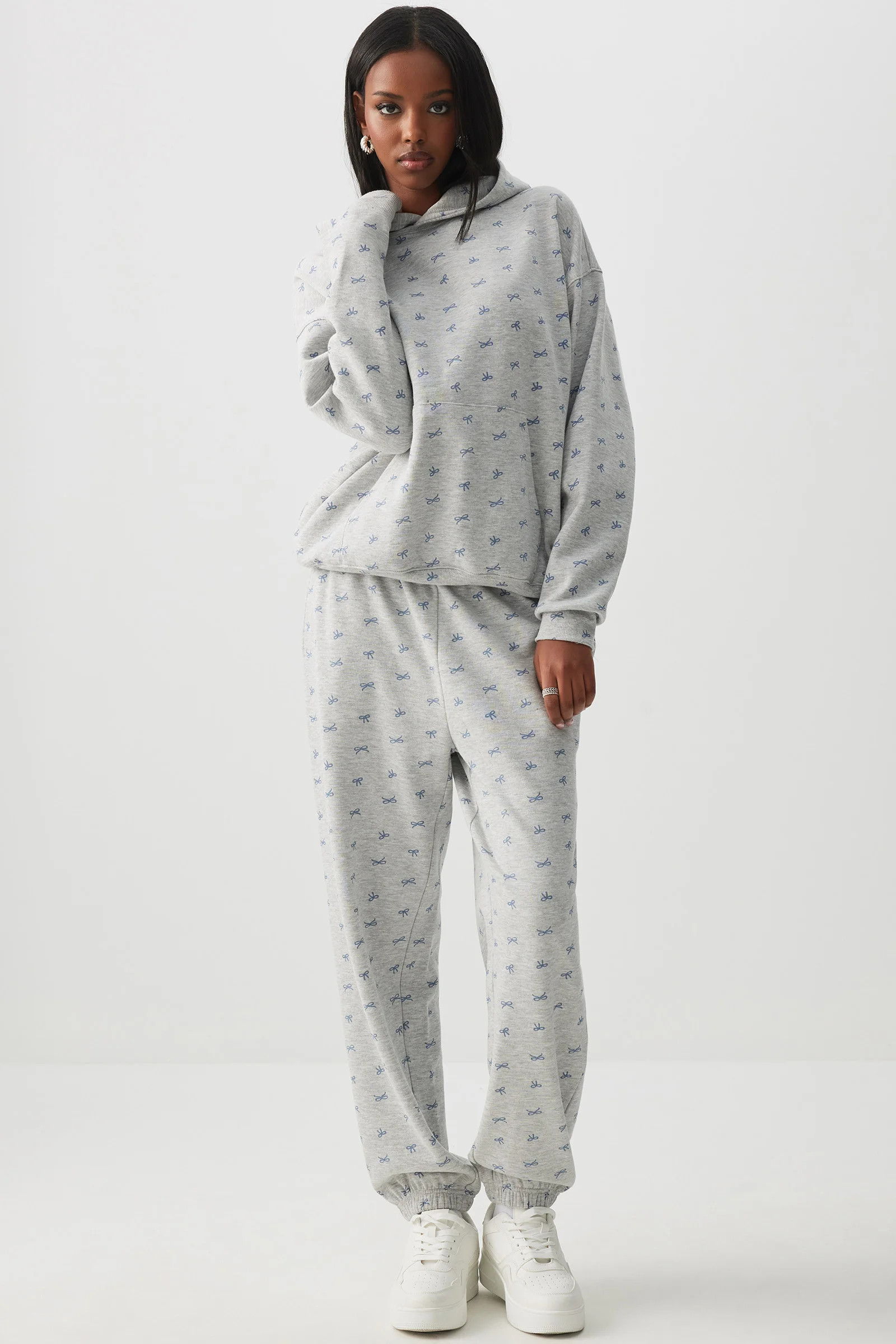 Bow Print Sweatpants | Ardene