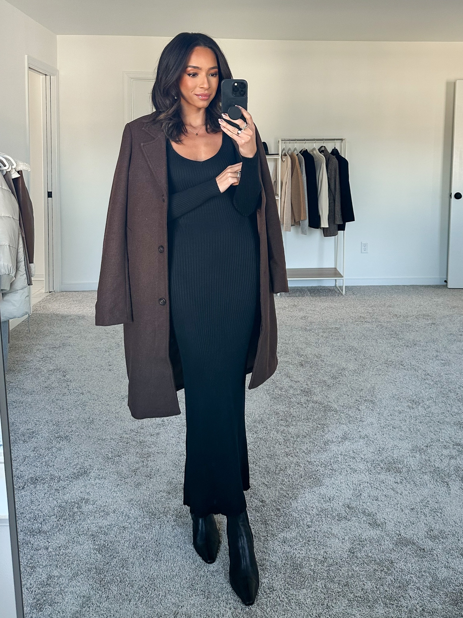 Code AFNENA for an additional 15% off on TOP of the 30% OFF sitewide sale at Abercrombie! 

Sizing: 
Chocolate brown wool coat: Small
Black sweater dress: S









Abercrombie code
Fall outfit
Winter outfit
Date night outfit
Winter date night 
Black Friday sale
Sweater dress
Wool coat
Abercrombie outfit

#LTKunder100 #LTKCyberweek #LTKstyletip