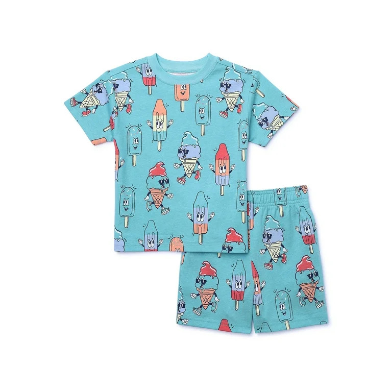 Garanimals Toddler Boy Print Jersey Outfit Set, Sizes 12M-5T | Walmart (US)