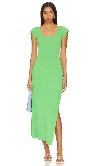 Denny Dress in Green Apple | Revolve Clothing (Global)