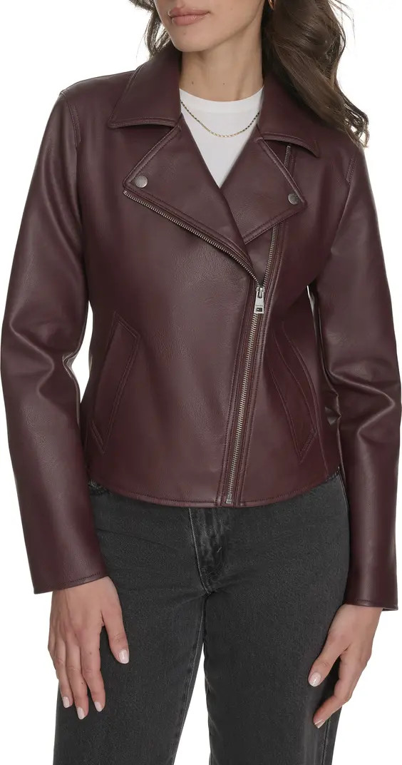 Women's Essential Faux Leather Moto Jacket | Nordstrom