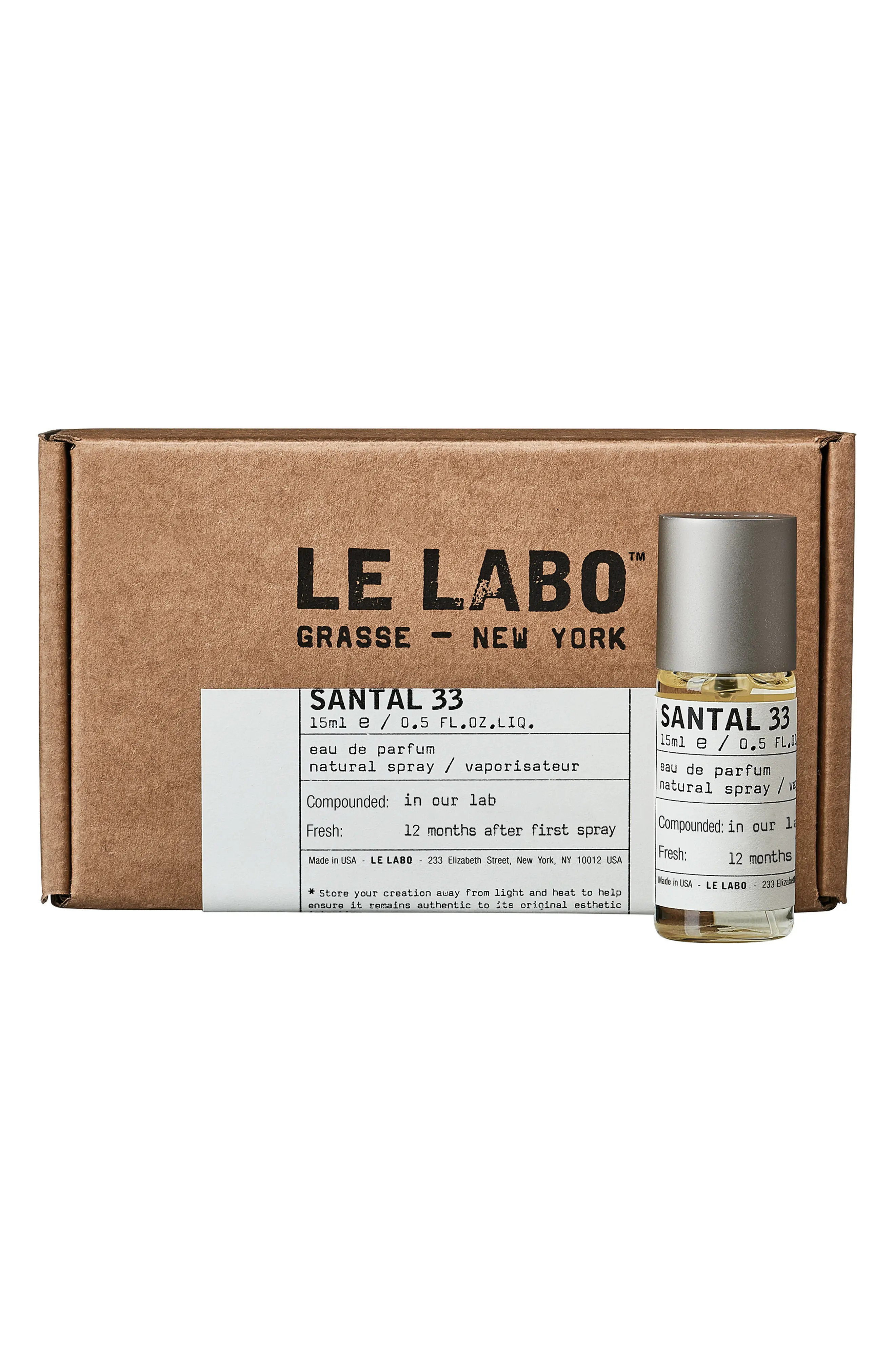 Le Labo Santal 33 Eau de Parfum at Nordstrom, Size 0.5 Oz | Nordstrom