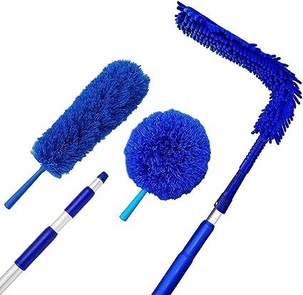 U.S. Duster Company Triple Action High Reach Dusting Kit | Webster Cobweb Ceiling Fan Duster with... | Amazon (US)