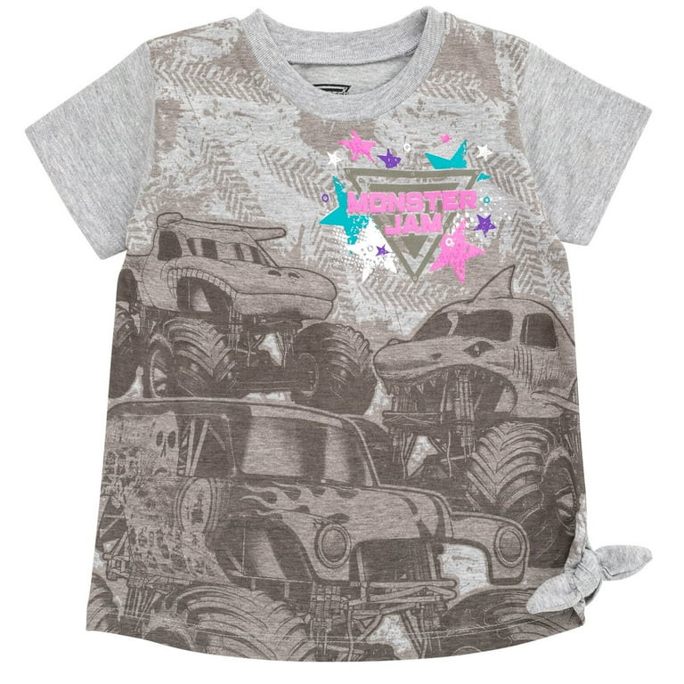 Monster Jam Grave Digger El Toro Loco Megalodon Truck 2 Pack T-Shirts Toddler to Big Kid | Walmart (US)
