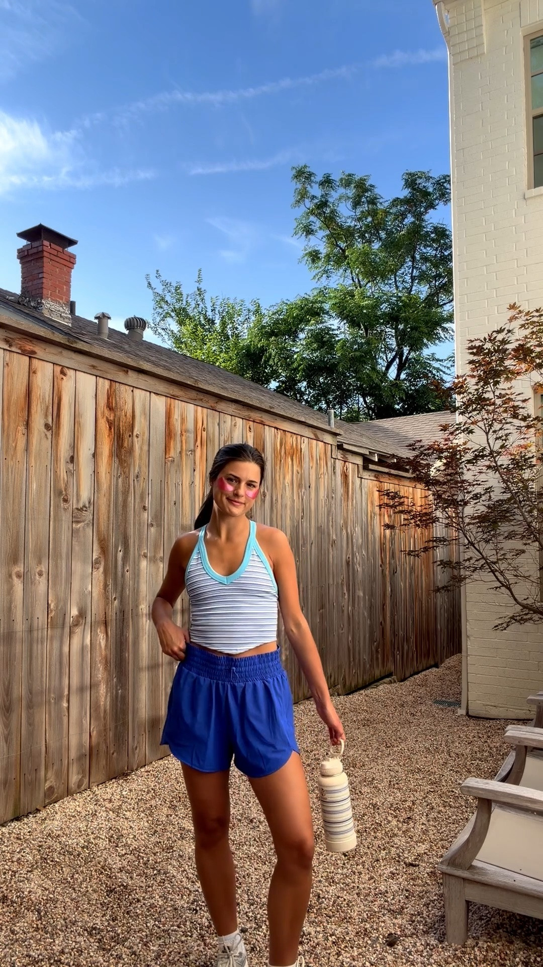 ootd ft @Target workout shorts & fp movement tank & @Nike US sneakers 

grace & stella eye patches from amazon !

#LTKfitnessgoals #LTKActive #LTKootd