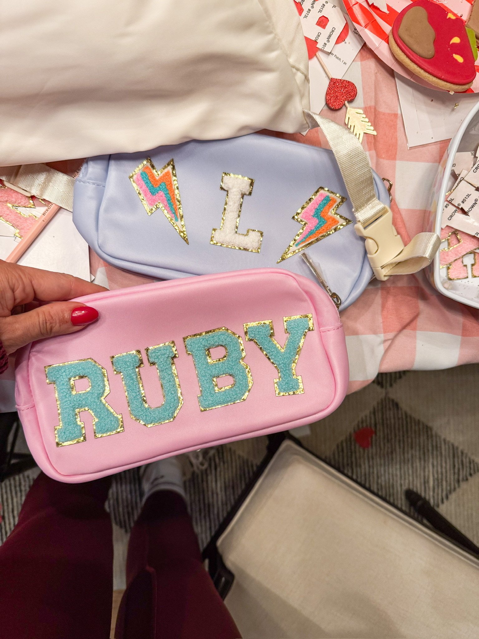Bought patches to personalize pouches at our girls’ Galentine’s Day party over the weekend and it was a hit! 

#LTKKids #LTKSeasonal #LTKParties