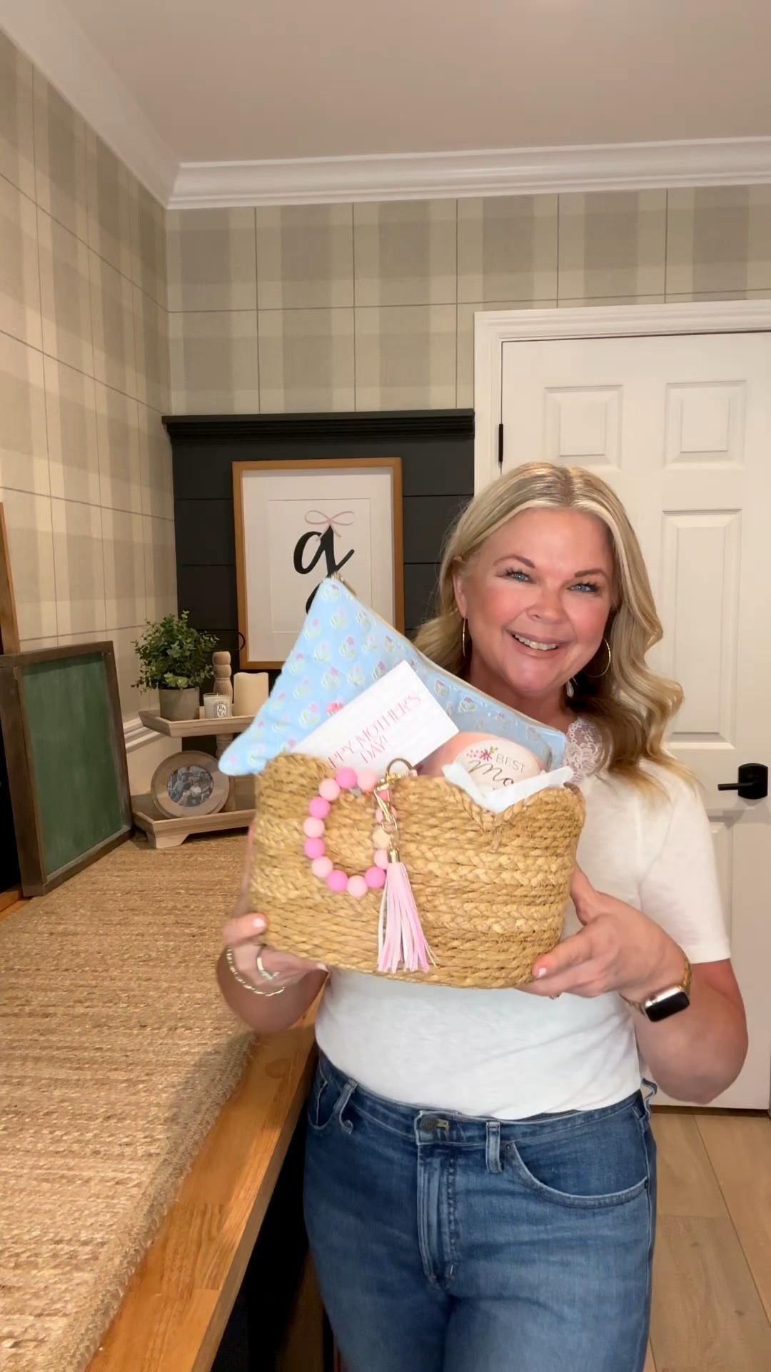 A Mother’s Day Gift  Mom Is Sure To Love💐 The Mom things pouch is so cute & a fun way to gift a little self care. The scallop basket is just adorable filled with love for Mom. Join me for more gift ideas🩷 

#LTKstorytime #LTKmomlife #LTKBeauty