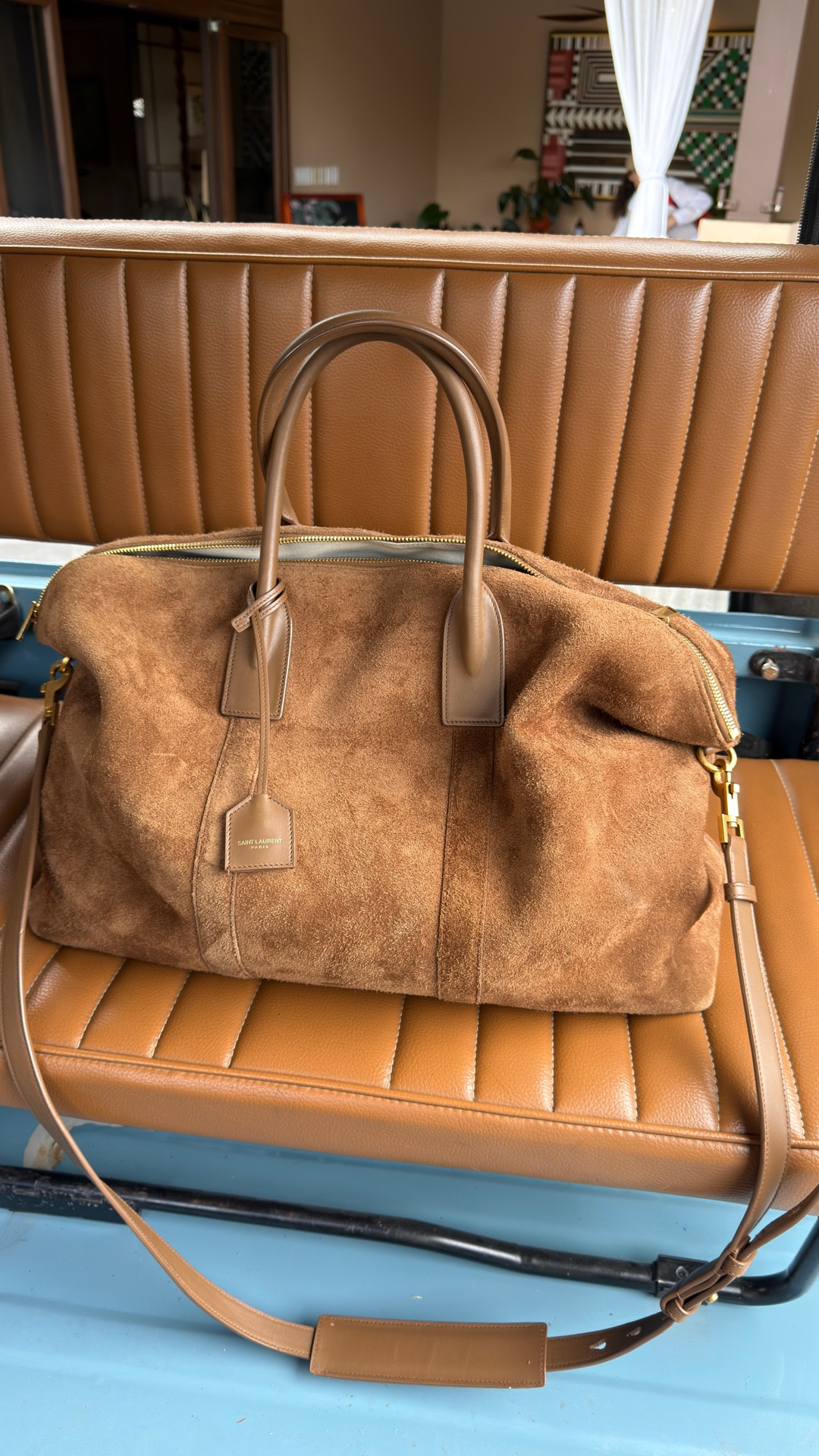 My tried and true suede duffle bag I’ve been traveling with for the last 6 months! It’s been in three countries and many cities and holds SO MUCH! It’s so aesthetic and I love that it doesn’t show any dirt! 

#LTKSeasonal #LTKTravel #LTKstorytime