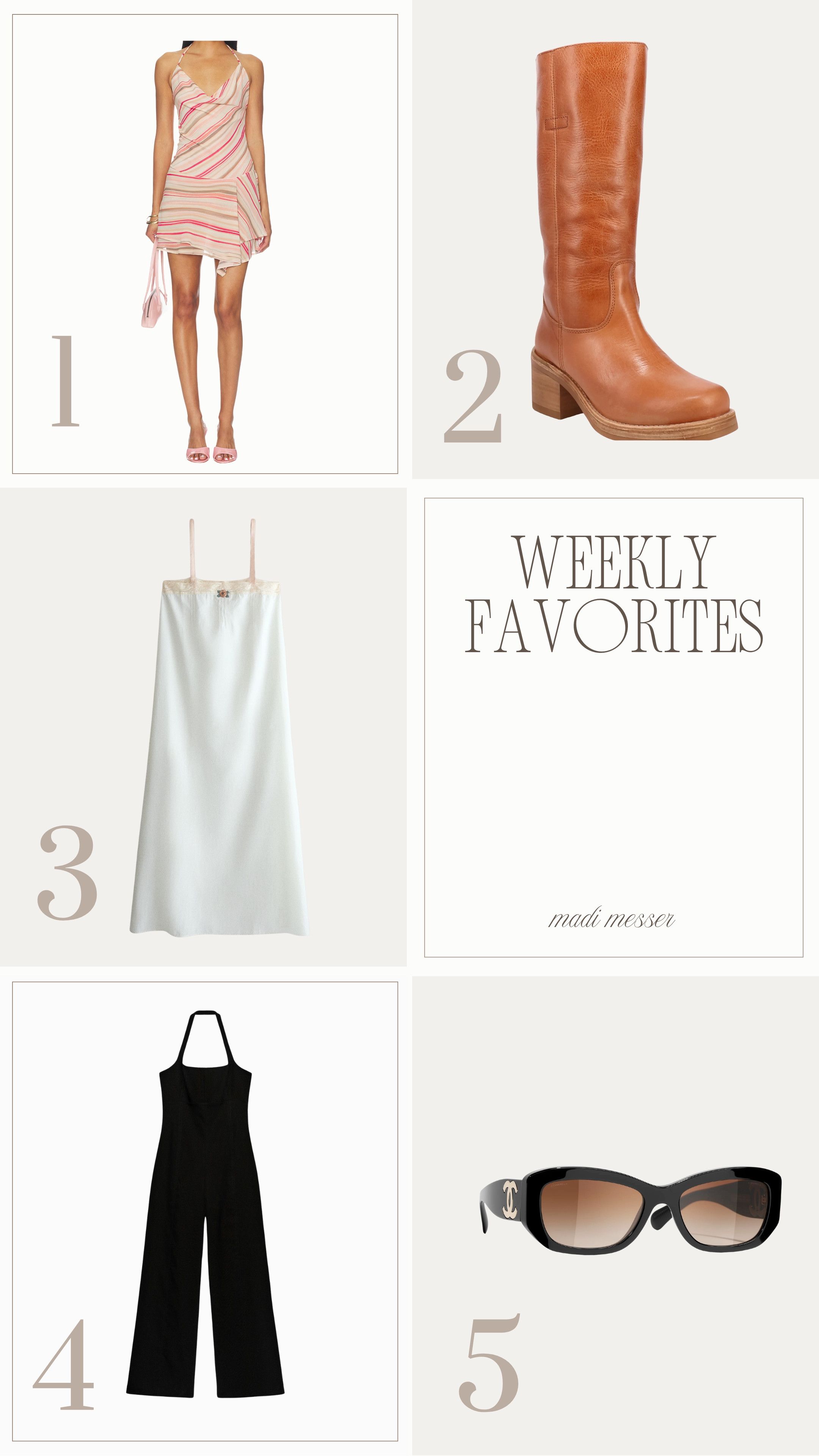 My favorites this week! These chanel sunnies are my current obsession!!

fall boots, striped dress, ,mini dress 

 #LTKgrwm #LTKootd