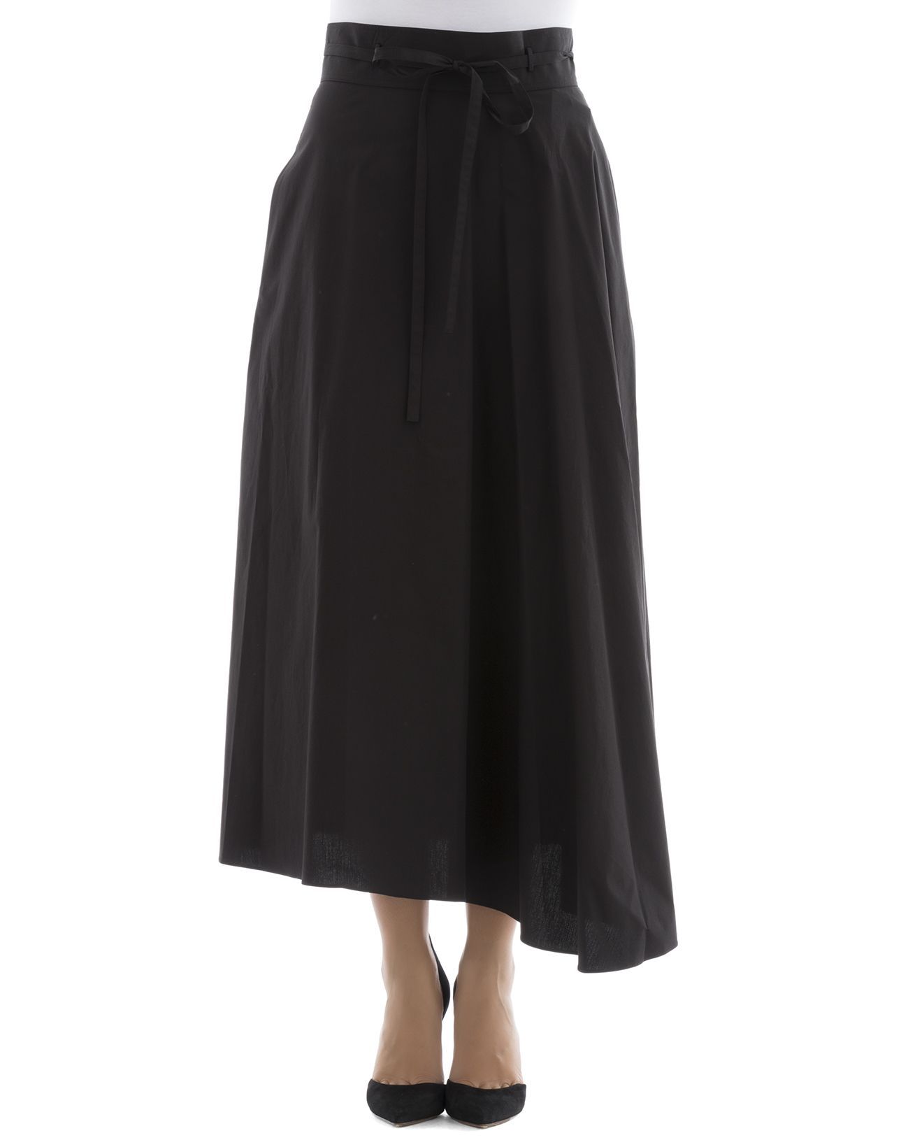 Black Cotton Skirt | Italist.com US