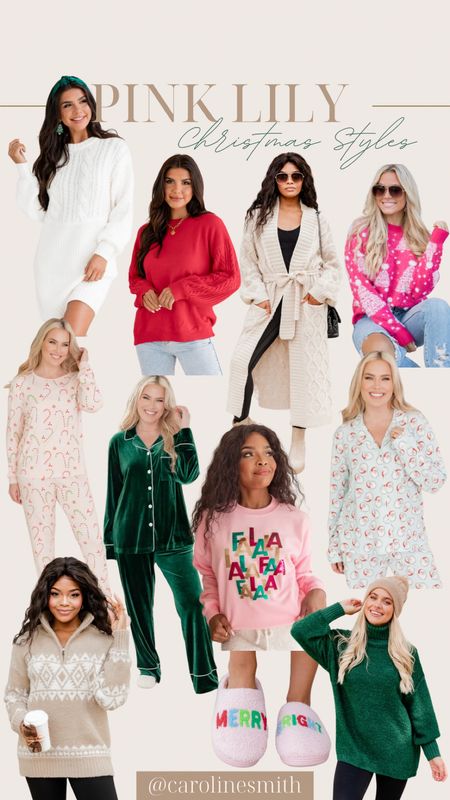 Pink Lily Christmas Styles

Sweater, pajamas, pjs, Christmas tree, Santa, gift guide, matching pajamas, matching pjs, family pjs, Christmas pajamas, sweater weather, velvet pjs, Christmas morning 

#LTKHoliday #LTKGiftGuide #LTKfindsunder50