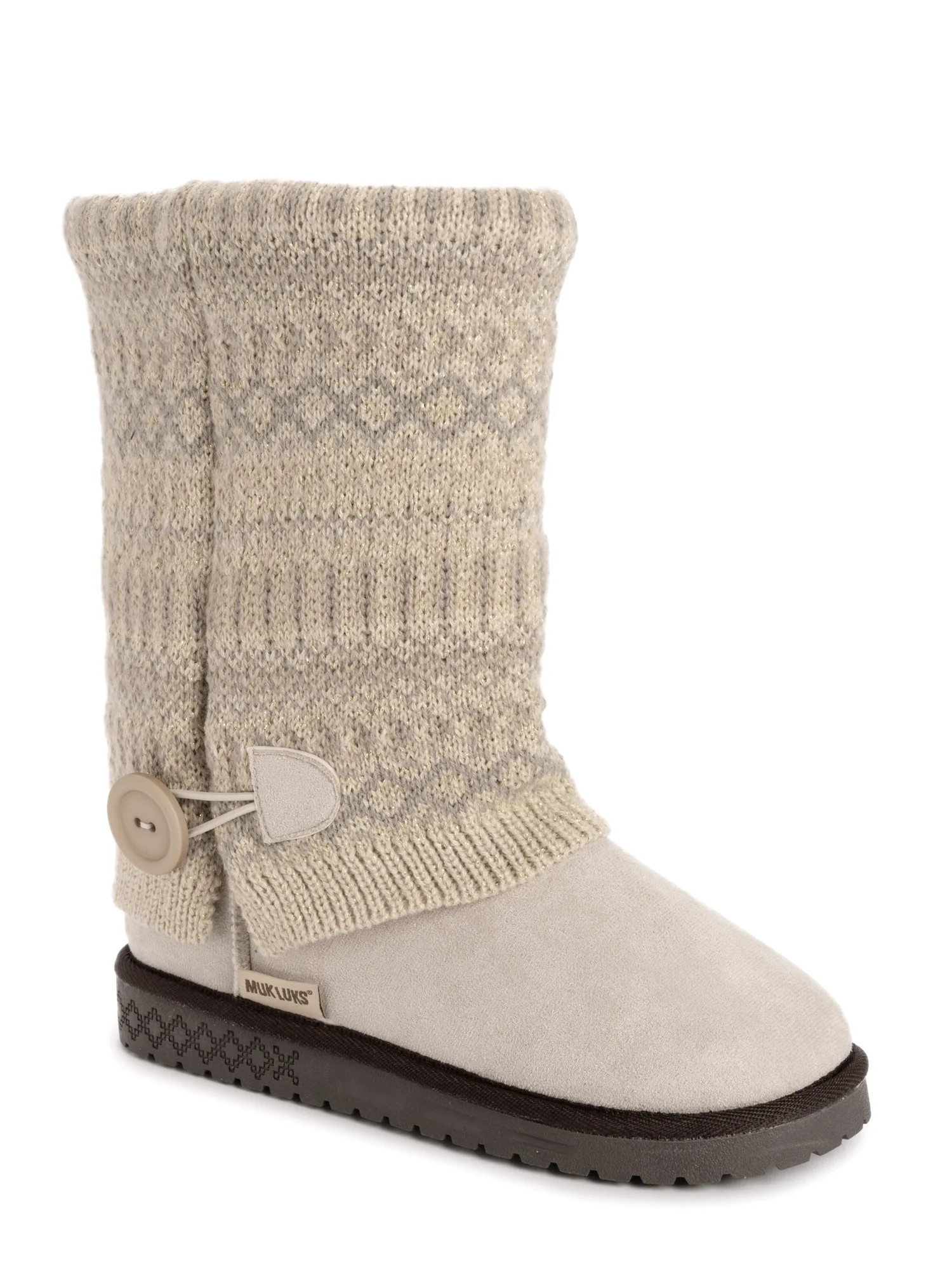 MUK LUKS Women's Janie Cozy Sweater Boot | Walmart (US)