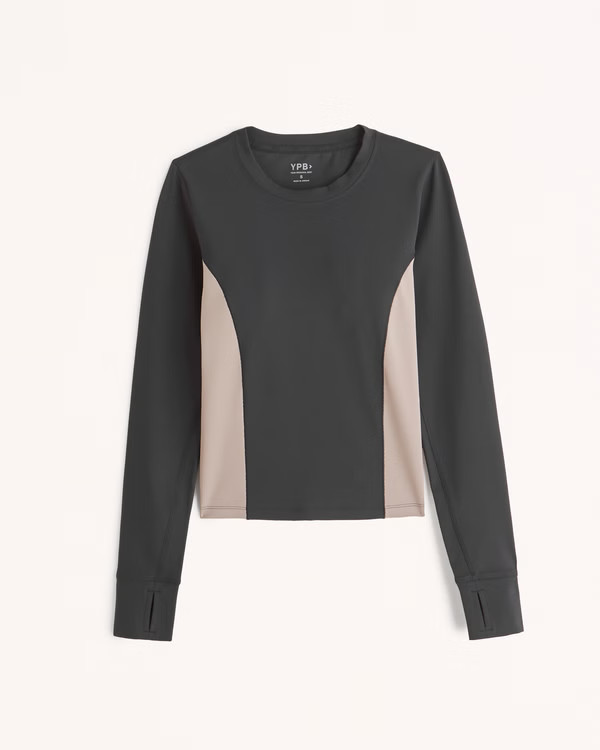YPB studioSOFT Long-Sleeve Slim Top | Abercrombie & Fitch (US)