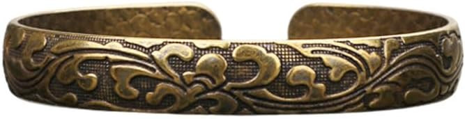 1 Piece Brass Vintage Bangle Vintage Solid Elegant Open Bangle Vintage Inspired Bangle Vintage Br... | Amazon (US)