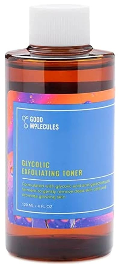 Good Molecules Glycolic Exfoliating Toner - Hyaluronic and Glycolic Acid Daily Toner for Face - C... | Amazon (US)