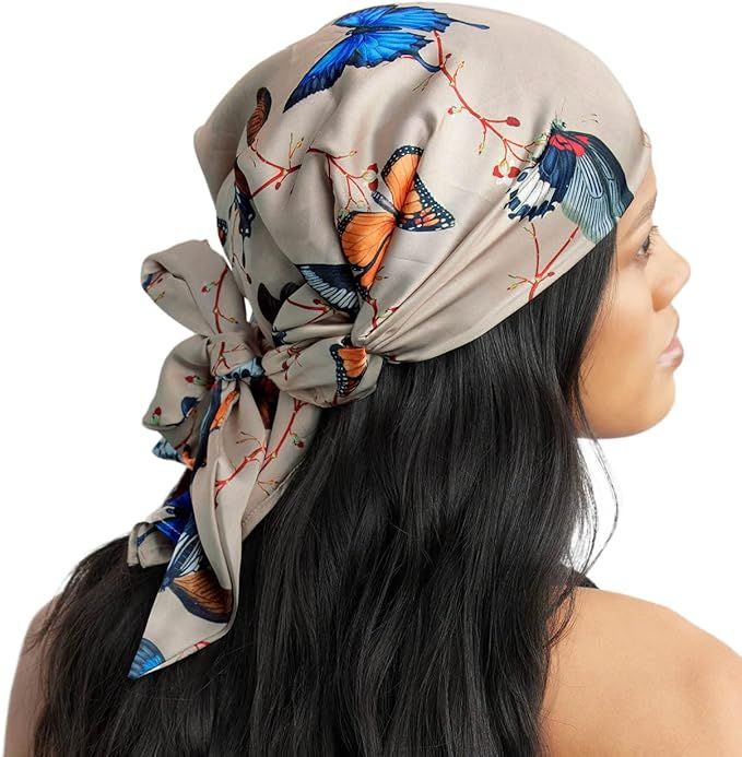 Kitsch Sleep Scarf Bonnet Cap for Women, Lightweight Head Wrap, Softer Than Silk Hair Wrap for Sl... | Amazon (US)