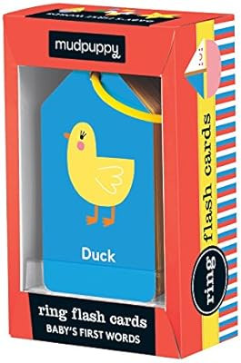 Baby's First Words Flash Cards – 26 Double-Sided Word Flash ...