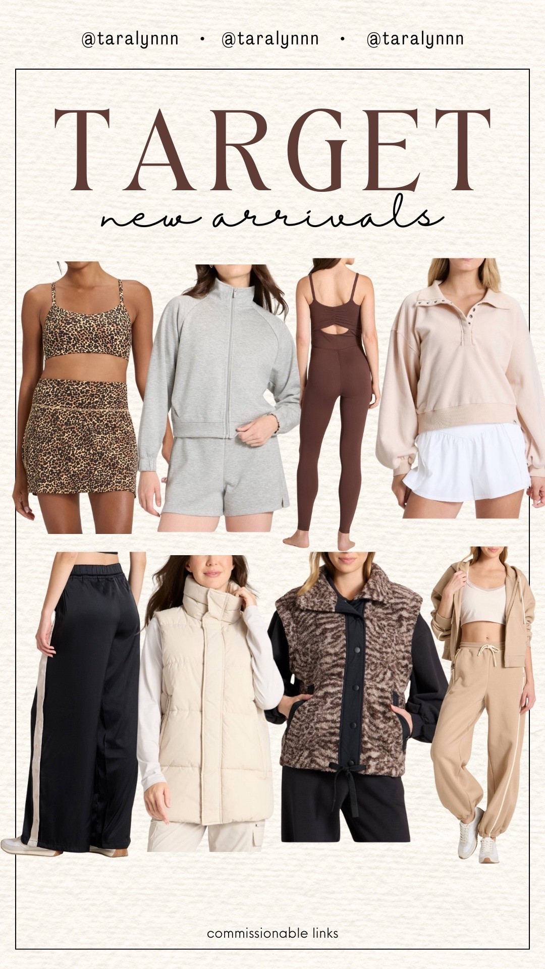 Target New Arrivals! Up to 20% off women’s clothing with Target Circle this weekend! 

#target #clothing #sale #womens #animalprint #leopard #cheetah #athleisure #activewear #comfy #fall #sweatshirt #vest

#LTKActive #LTKFindsUnder50 #LTKSaleAlert
