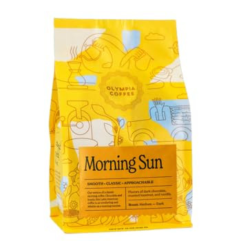 Olympia Coffee "Morning Sun" Medium Roasted Whole Bean Coffee - 12 Ounce Bag | Amazon (US)
