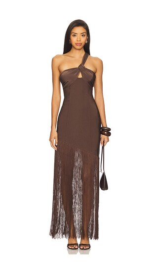 x REVOLVE Perlita Maxi Dress in Chocolate Brown | Revolve Clothing (Global)