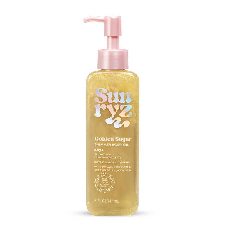 Sunryz Golden Sugar Shimmer Body Oil, 5 fl oz | Walmart (US)