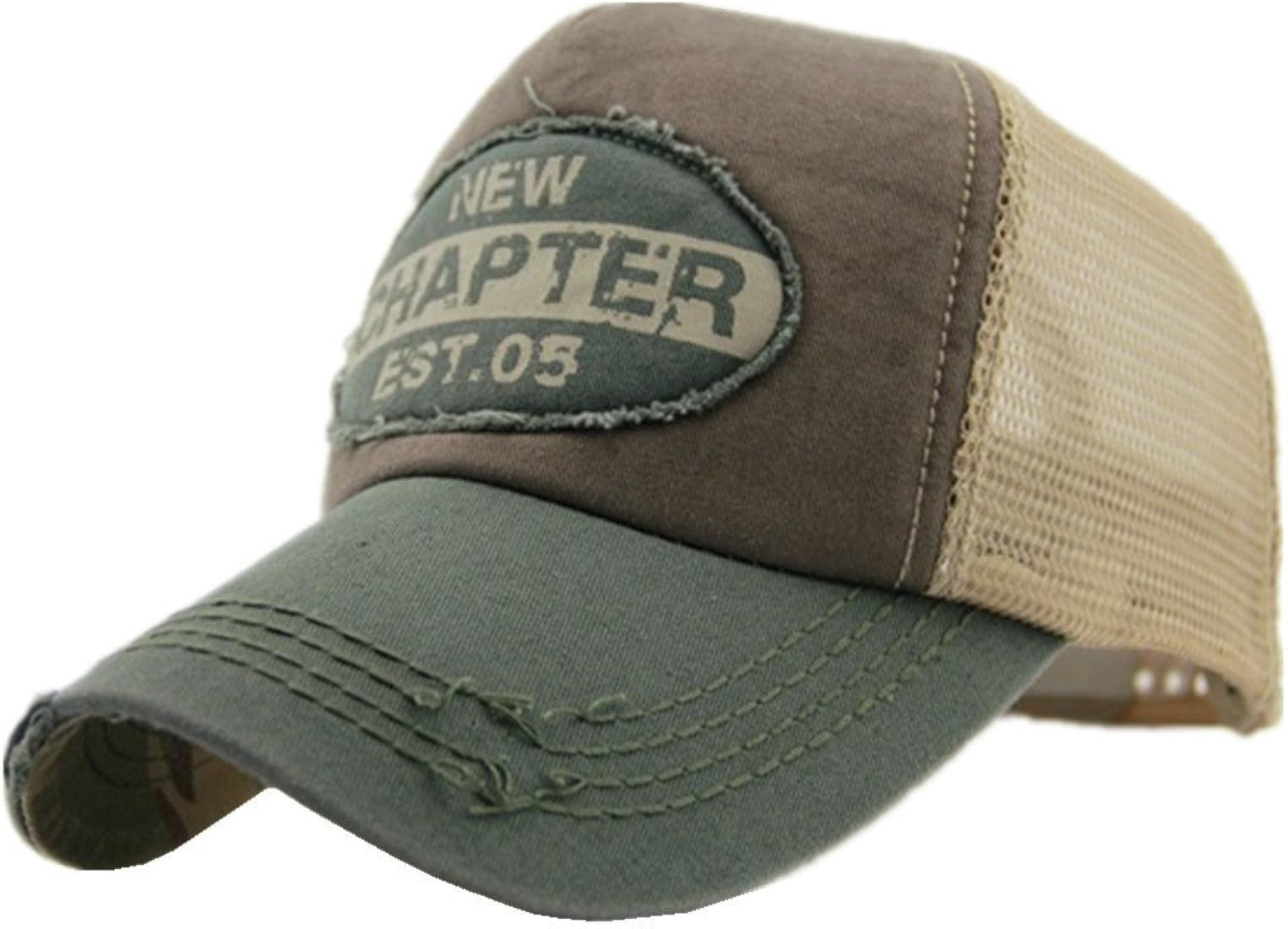 Decentron Mens Vintage Mesh Trucker Hat Outdoor Adjustable Baseball Cap Clean Up Snapback Cap | Amazon (UK)