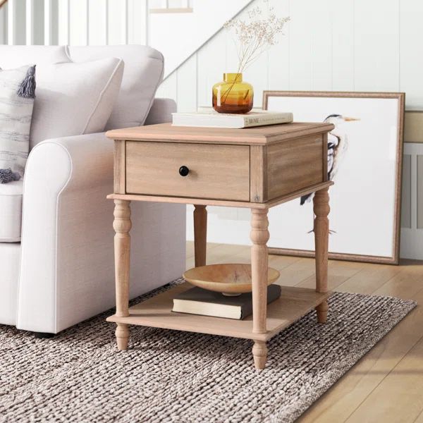 Birkley End Table with Storage Drawer | Wayfair North America