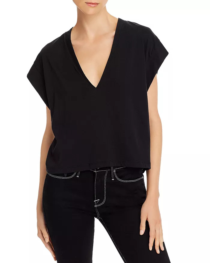 Le High Rise V-Neck Tee | Bloomingdale's (US)
