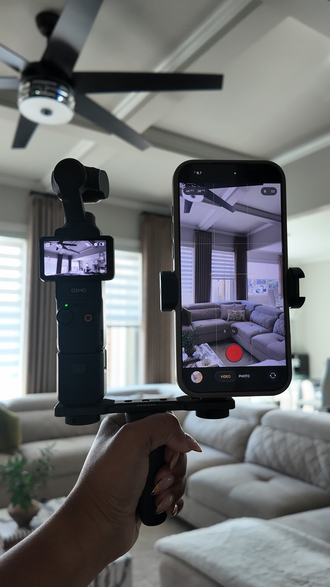 Filming setup