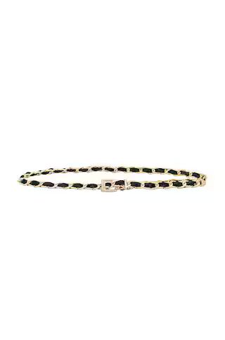 8 Other Reasons Leather Chain Belt in Gold & Black from Revolve.com | Revolve Clothing (Global)