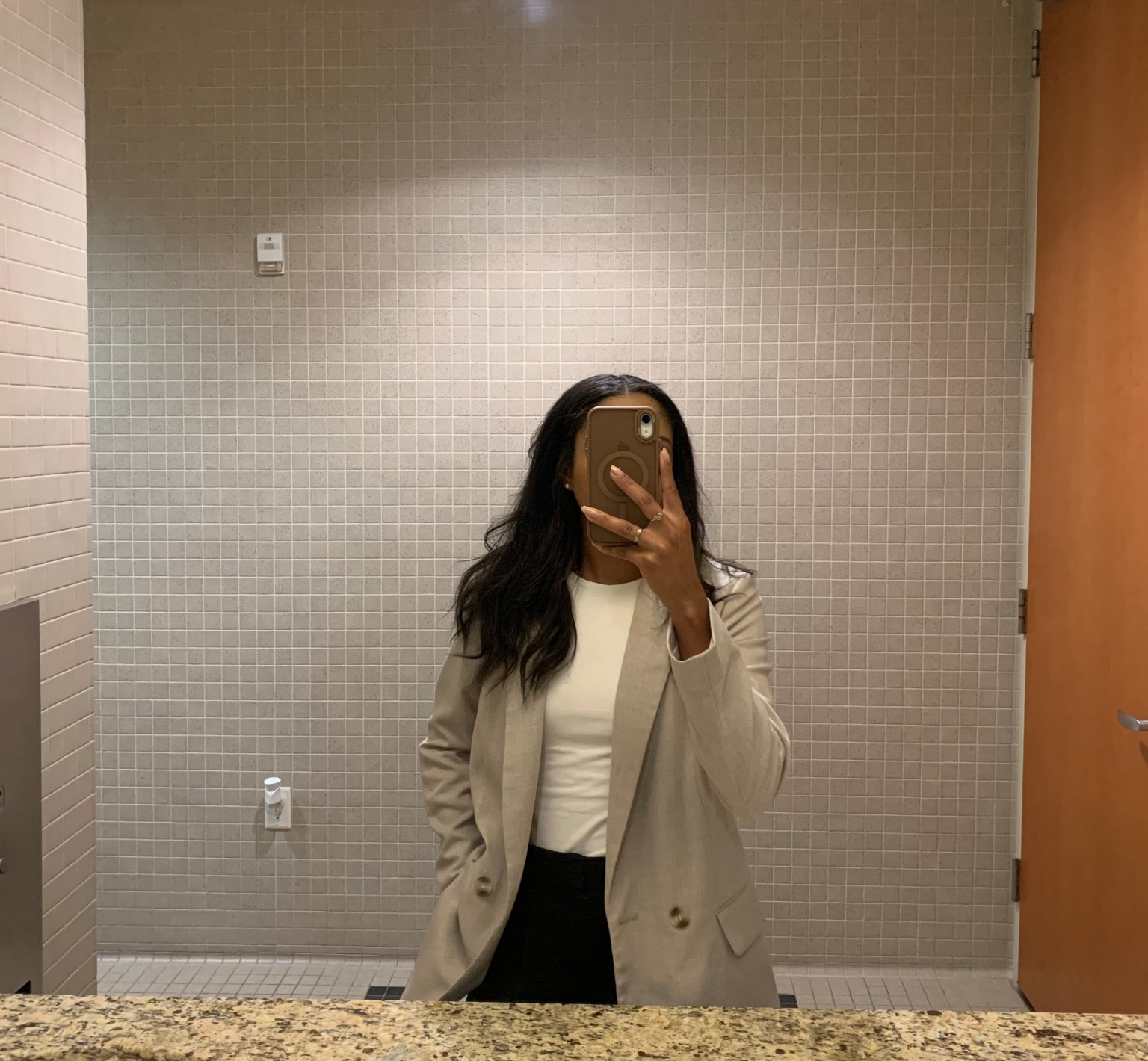 Work OOTD is elevated yet casual with one of my go to Beige fitted blazers from H&M, wide leg black pants I got from Target years ago and a white fitted sleeveless tank top from Love Bonito!

Get links to the look below for under $50

#LTKFindsUnder50 #LTKWorkwear #LTKSaleAlert