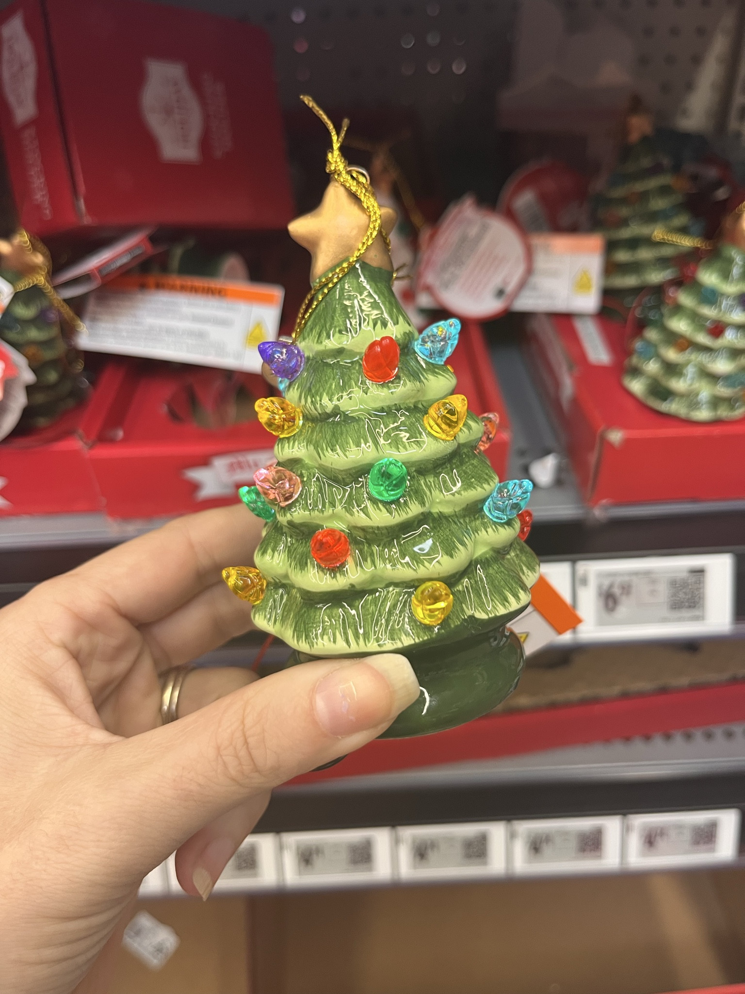 Nostalgic Christmas tree ornament - vintage holiday light - ceramic Christmas tree 

#LTKHoliday #LTKSeasonal