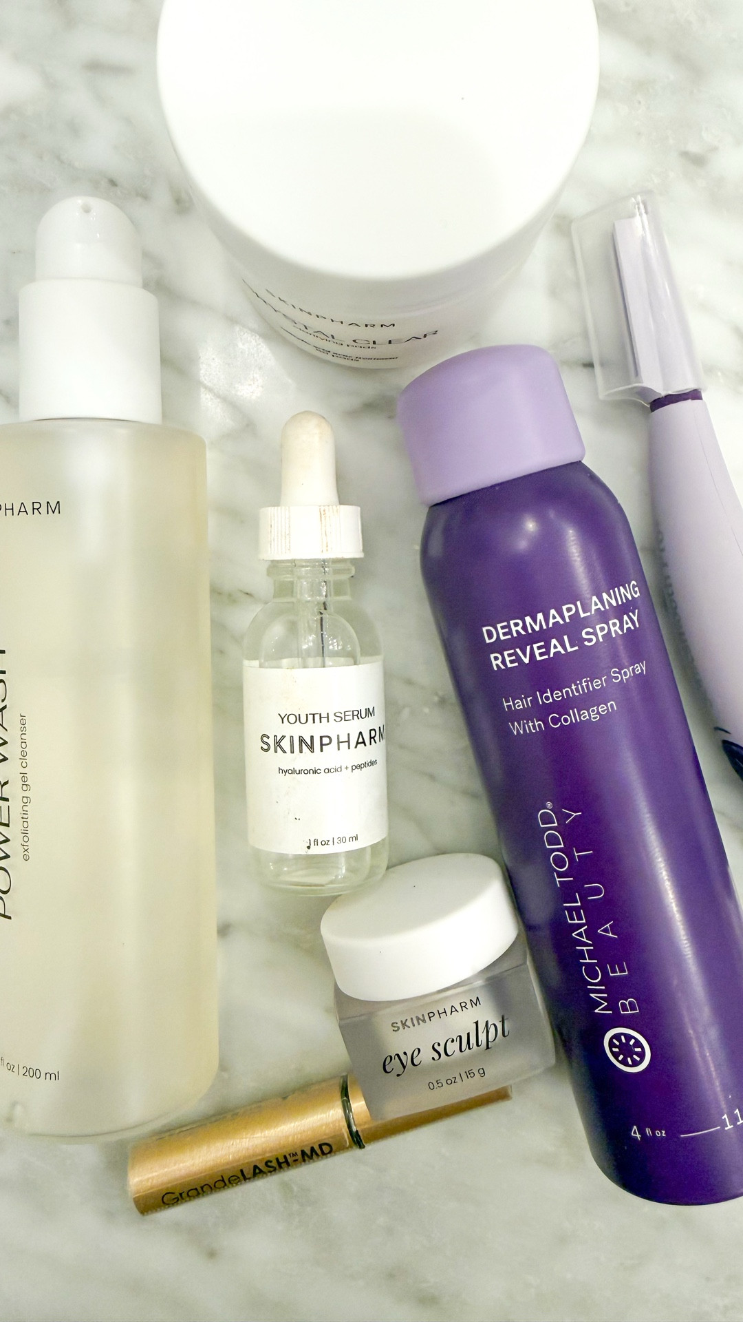 sunday self care • cleansing, clarifying, dermaplaning and finishing off with serums and the extras!! 

#LTKBeauty #LTKOver40 #LTKselfcare