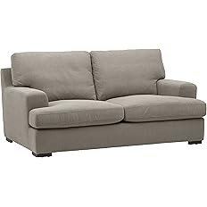 Amazon Brand – Stone & Beam Lauren Down-Filled Oversized Loveseat Sofa, 74"W, Slate | Amazon (US)
