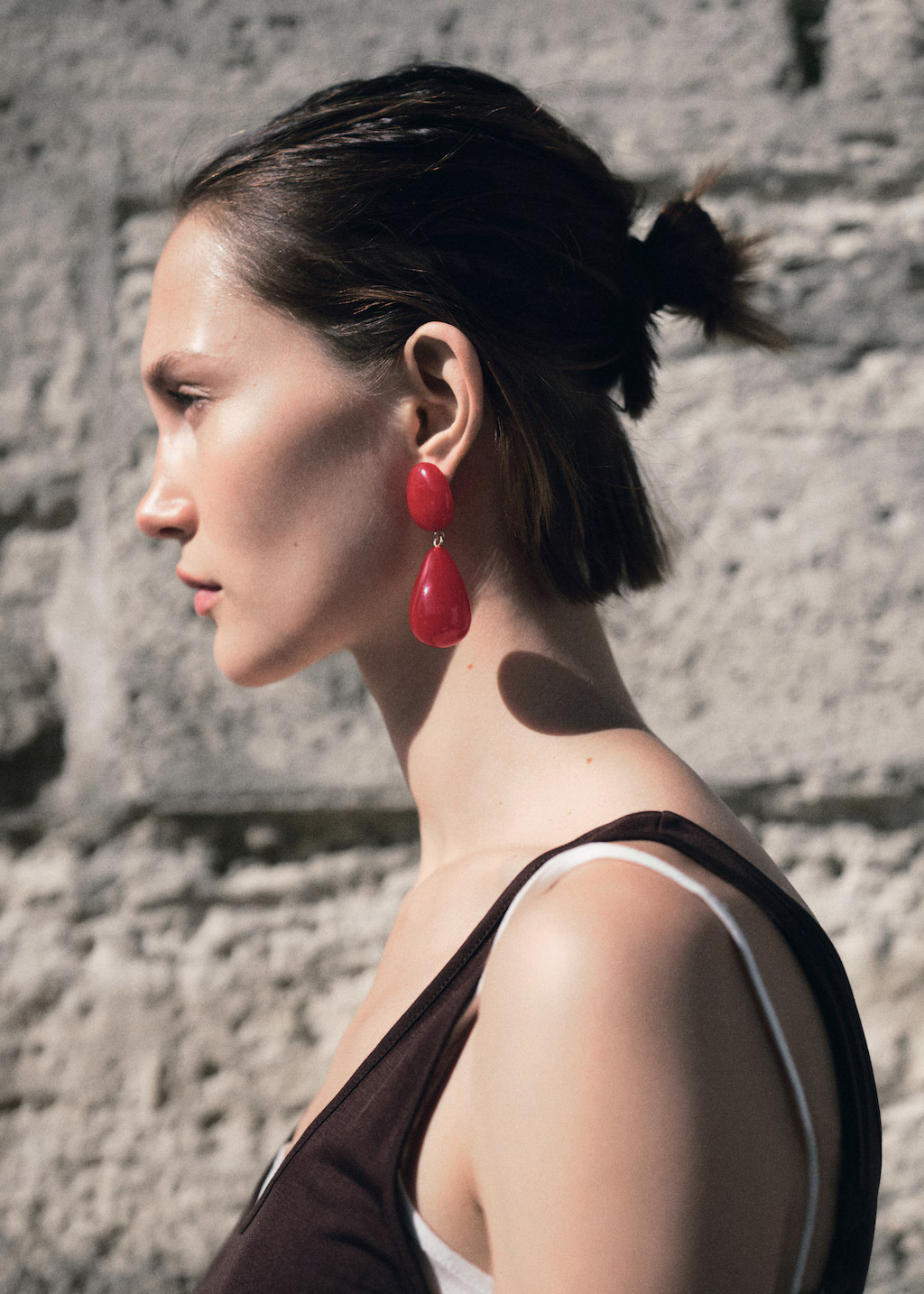 Resin drop earrings - Women | MANGO USA | Mango (US/MX/AU)
