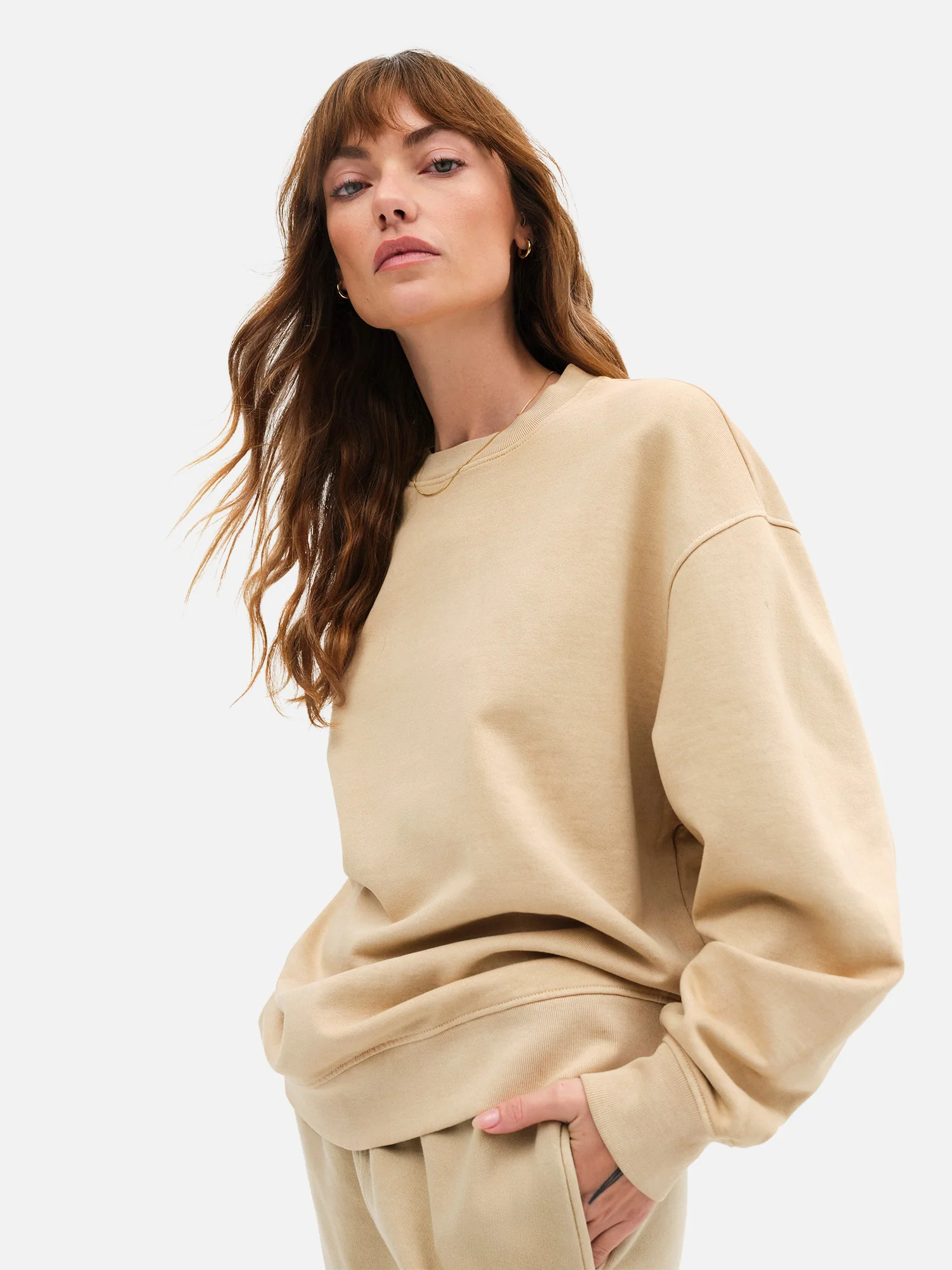 Organic Fleece Oversized Sweatshirt | MATE The Label