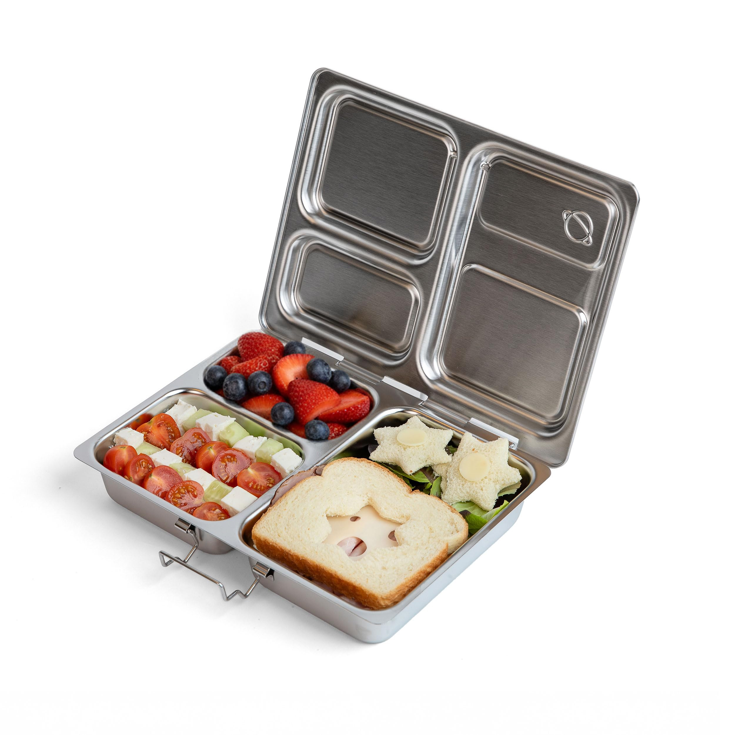 PlanetBox Launch Stainless Launch Bento Box Style Lunch Box for Kids with 3 Compartments – Dura... | Amazon (US)
